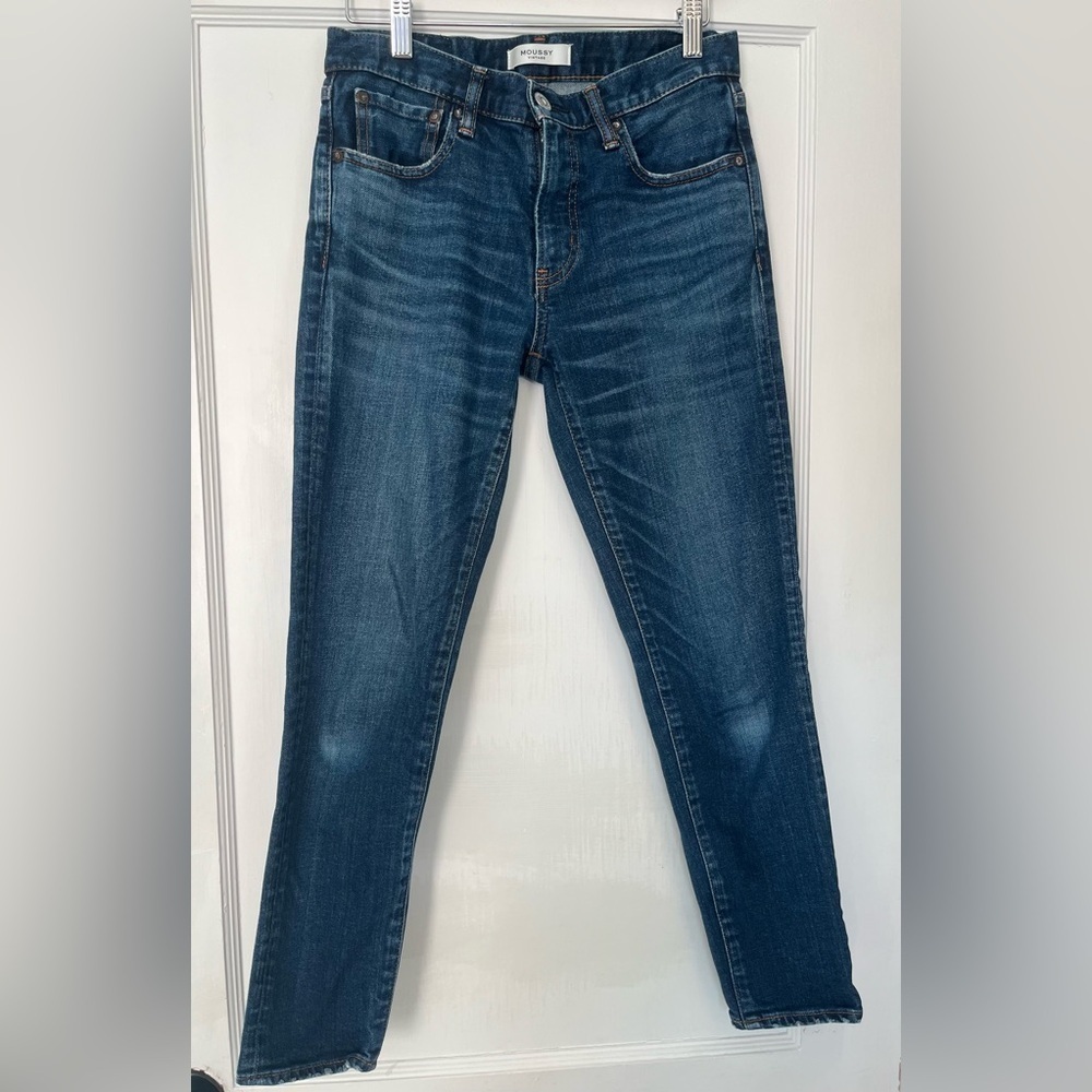 Moussy Vintage Low Rise Skinny Ankle Jeans Estimated Size 25 See measurements